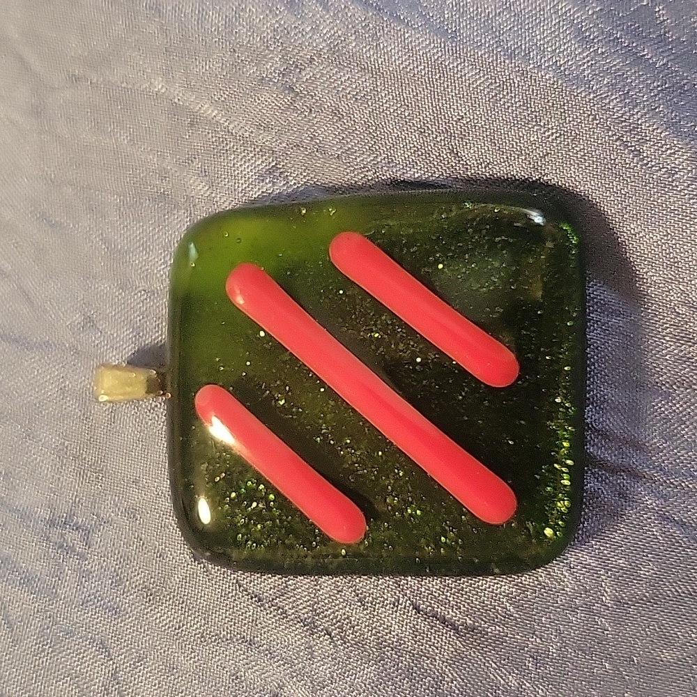 Handcrafted Blown Glass Pendant